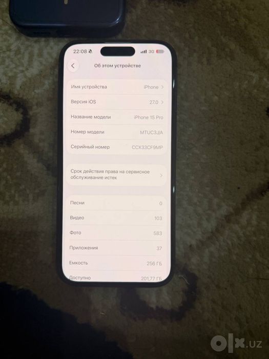 Iphon 15pro 82 yokis