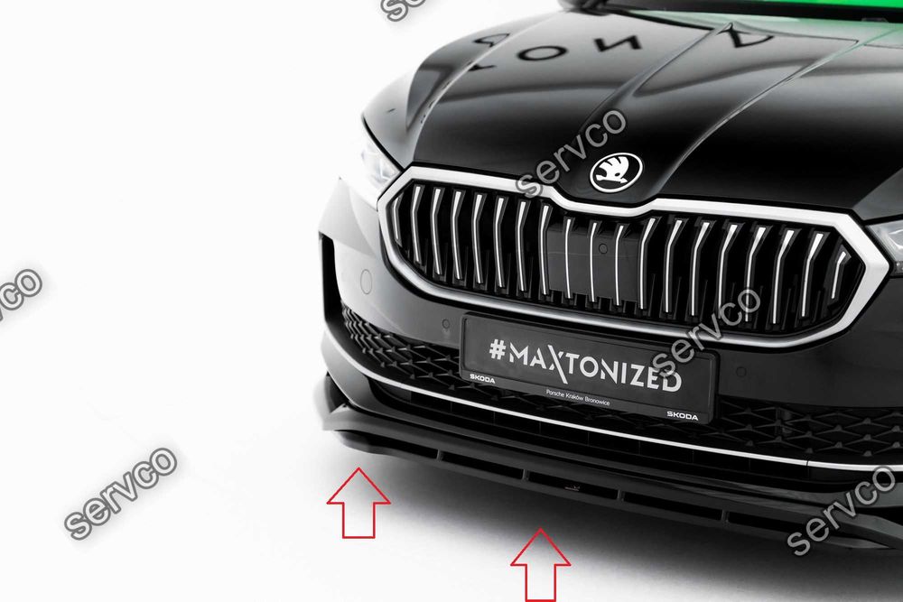 Pachet Exterior Prelungiri Body kit tuning Skoda Superb Sedan Mk4 2024- v3 - Maxton Design