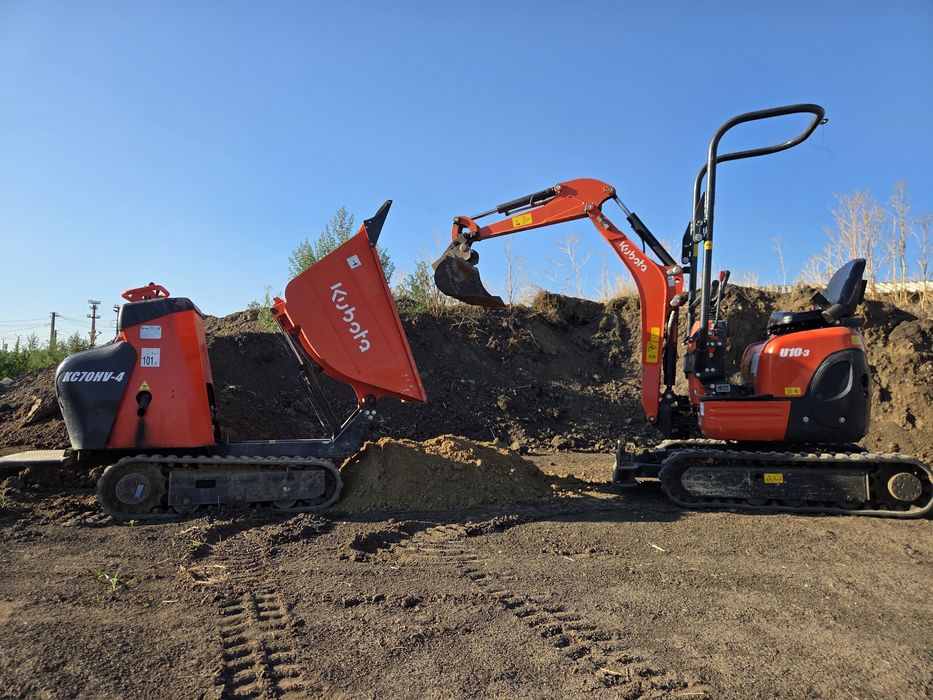 Închiriez mini dumper  miniexcavator