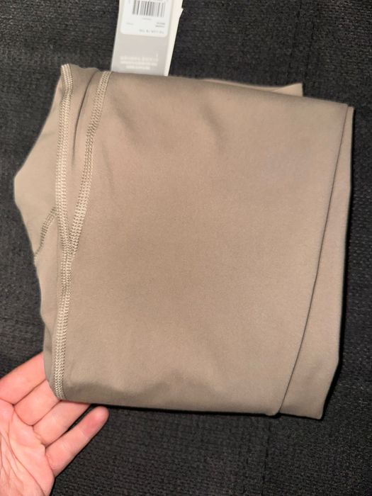 Оригинален дамски спортен клин 7/8 Адидас за Йога бежов,безшевен Нов S