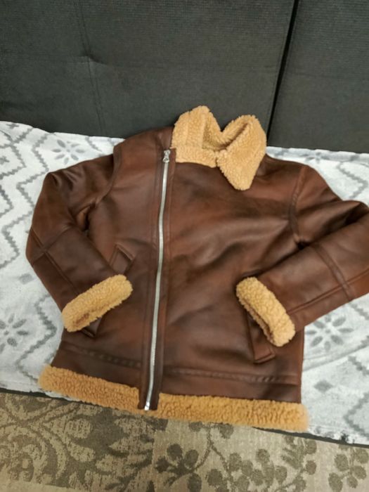 Кожено яке ZARA/ дебело/