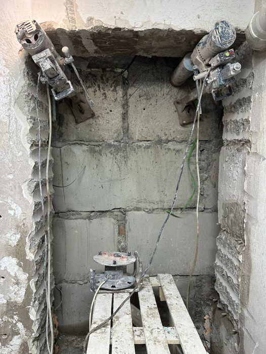 Алмазное сверление, алмазное бурение