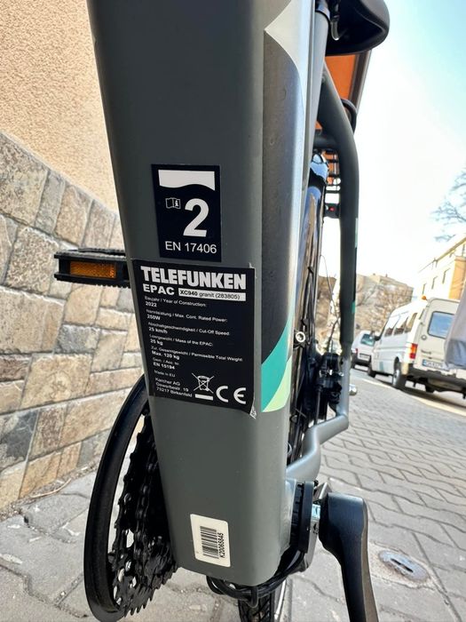 Продава Ел. Велосипед Telefunken