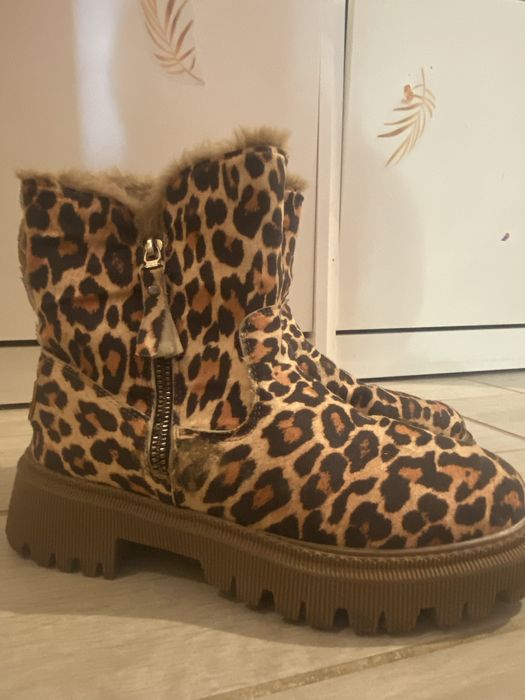 Ghete leopard dama