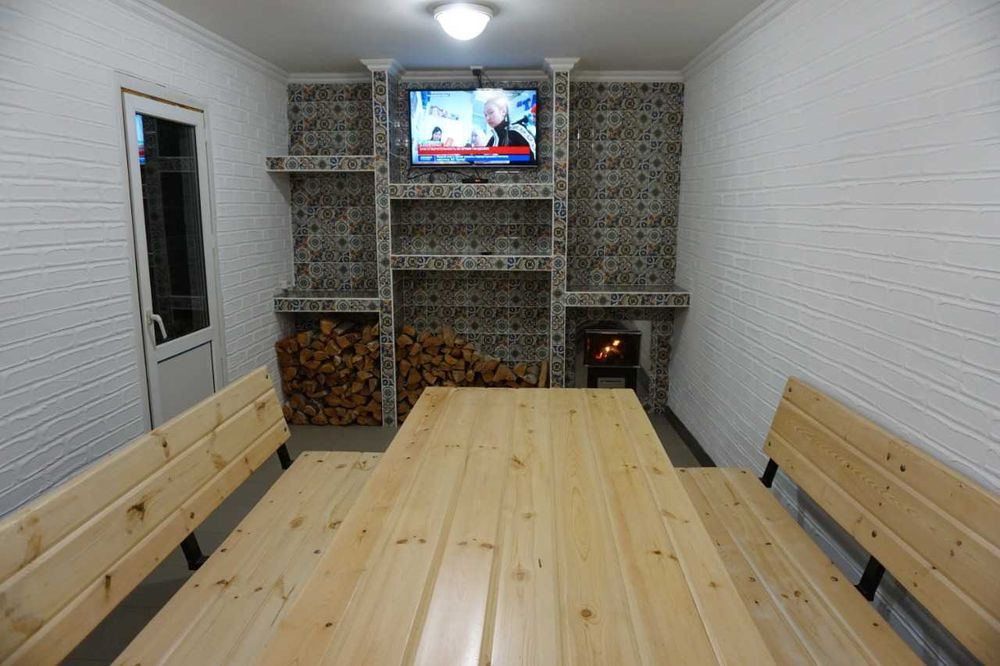 Баня на дровах Garage