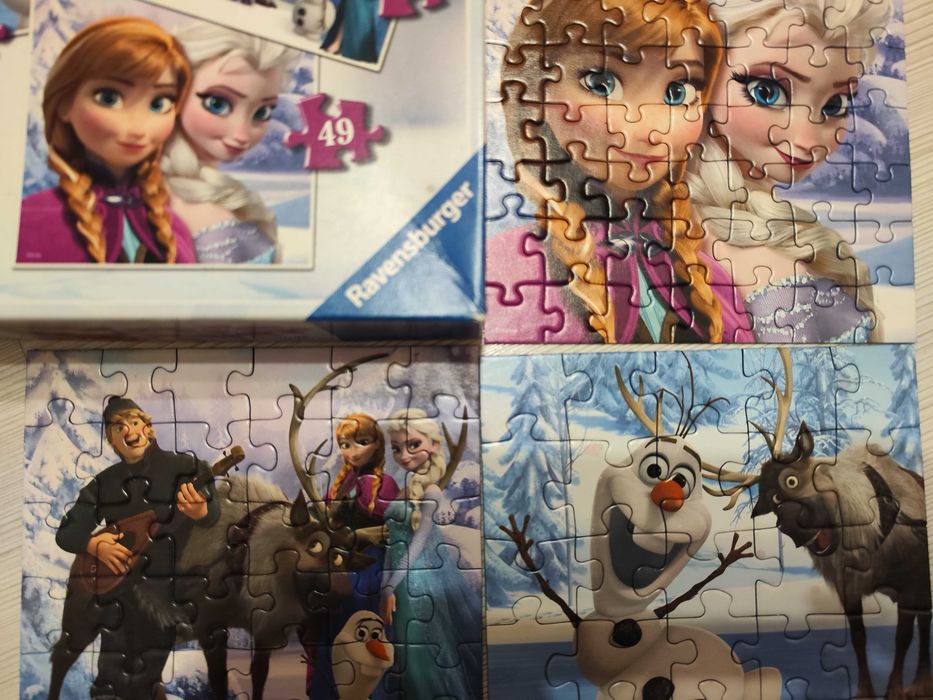 Детски пъзели 3-6г, 20 30 60 части, Мики маус/Мини маус/Frozen