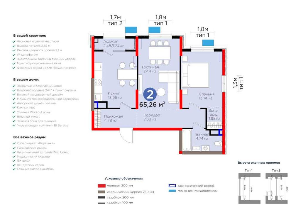 Продаётся квартира в новостройке | Отличная цена | Рассрочка / Ипотека