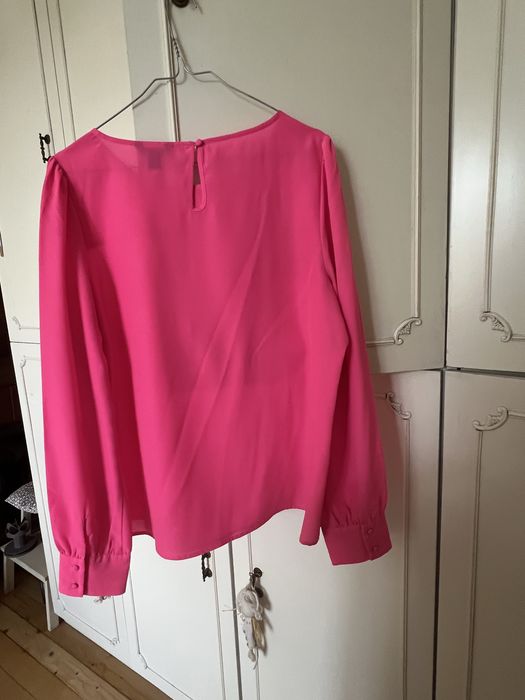 Цикламена блуза JCrew, размер L / XL