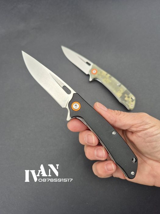 Сгъваем нож от стомана D2 дръжка G10