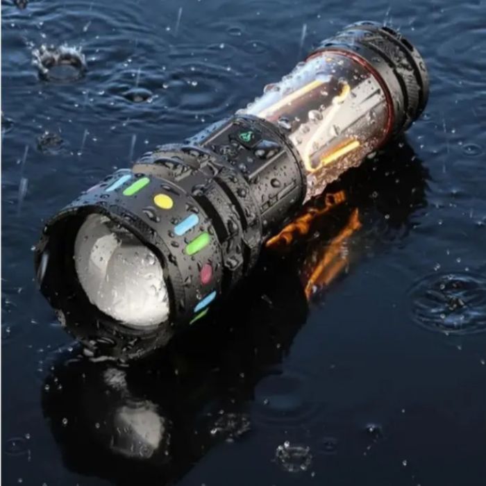 LED мощен фенер YEMAO YM-A5 – 3000 лумена, ZOOM и PowerBank