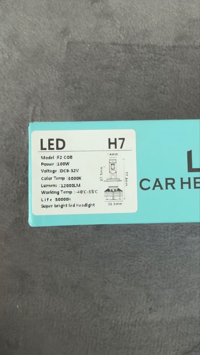 Becuri Led H7 alb