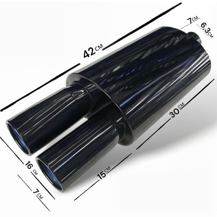 Выхлопная банка Black graphite