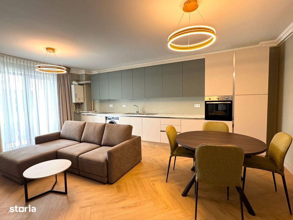 Apartament PREMIUM cu 2 camere, 54 mp + terasă, Mobilat complet,