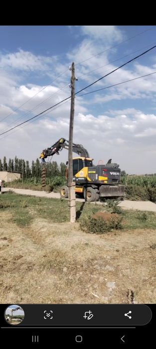 Ekskavator Stalba urnatish va teshish xizmati