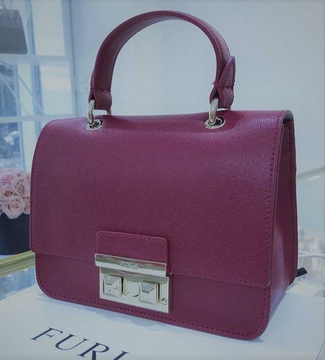 Furla Bella Mini Top Handle Ciliegia - Нова