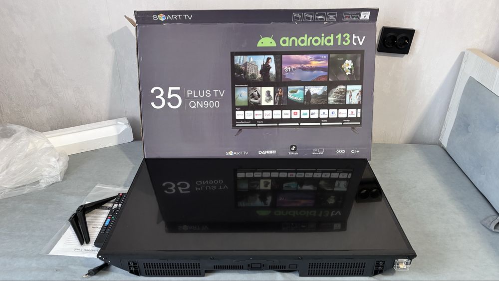 Телевизор/Смарт телевизор/ Smart TV Plus TV QN900 35” — как новый