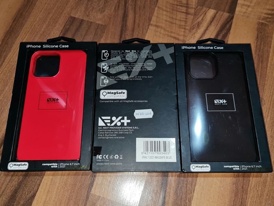 Husa silicon originala NextOne Silicone Case Magsafe iPhone 13 Pro Max