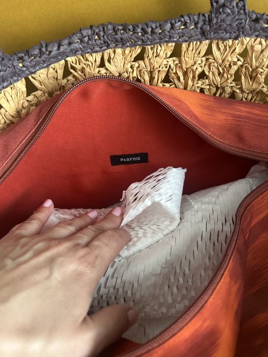 Vand geanta plaja rafie Parfois noua