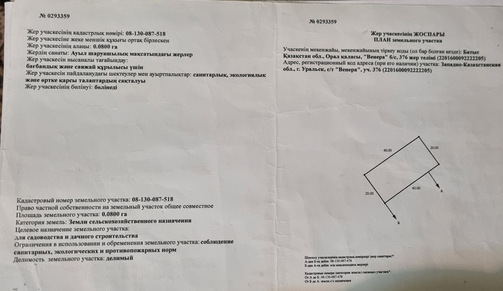 Мяскомбинат  жер телімі