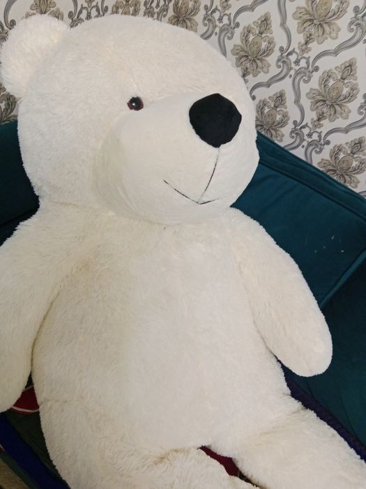 Мишка белая большая