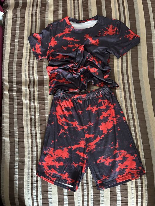 Set vară pantaloni scurți și tricou subțire 12-13 ani