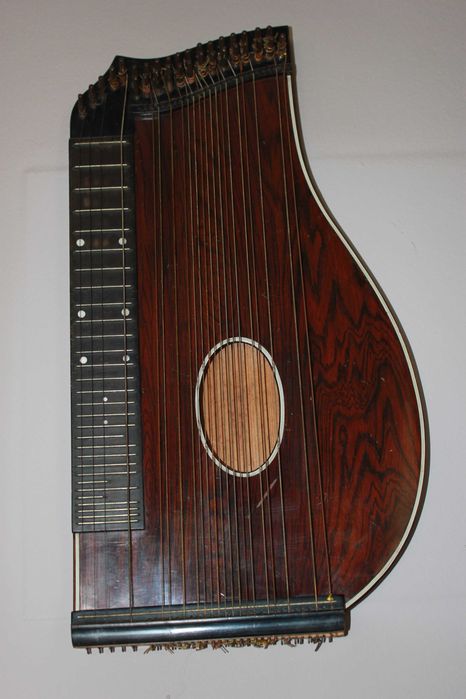 Старинен струнен инструмент AutoHarp / Цитра – 55 см