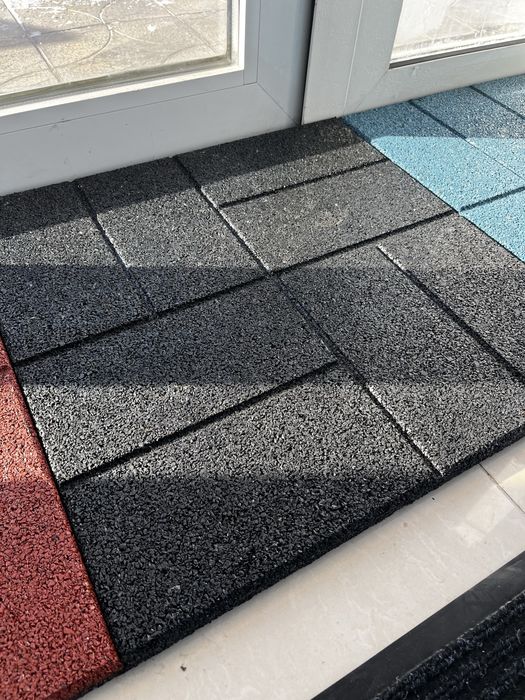 Резиновая плитка, брусчатка