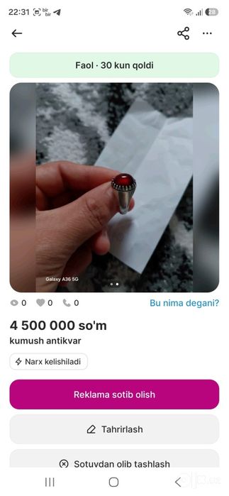 Kumush tabiy yaman aqiqi