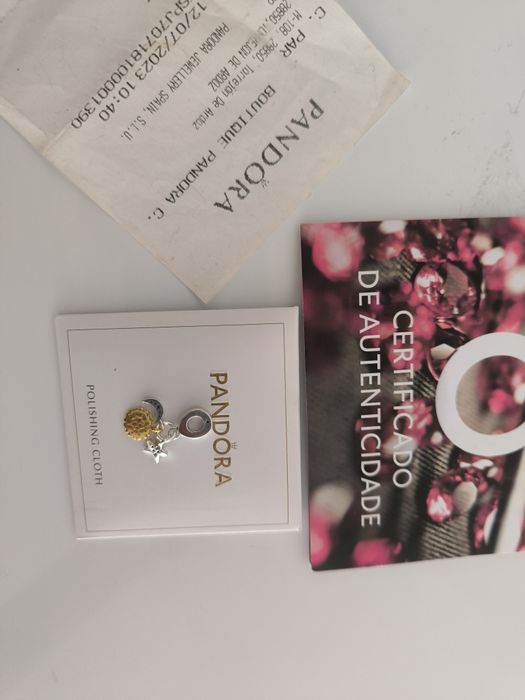 Charm Pandora Luna soare și stea