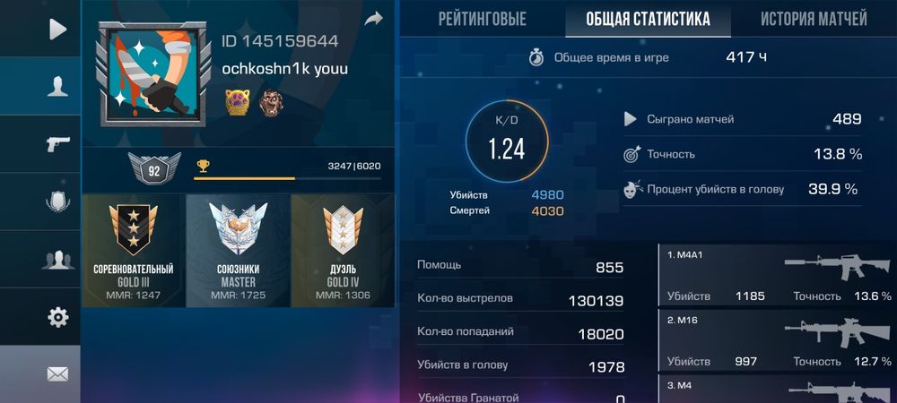 Аккаунт стэндоф2