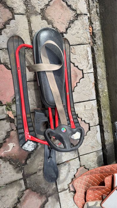 Рульевые санки для детям и для подротсток