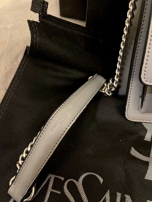 Geantă/Poșetă Yves Saint Laurent Sunset Shoudler Bag Grey