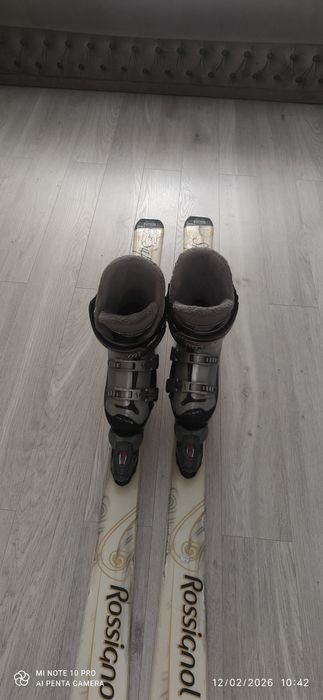 Set skiuri și clăpari Rossignol Saphir 300/Fischer MXC