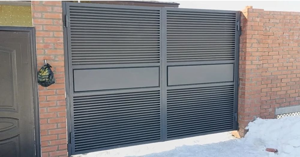 Ворота хайтэк лофт откатные ворота.