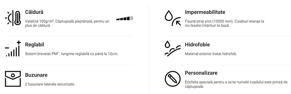 Pantalon ski baiat 10-12 ani Wedze