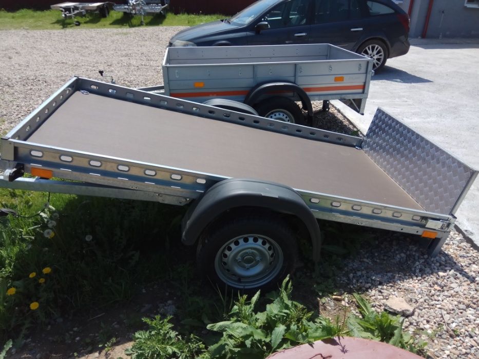 Remorca ATV 750kg, Repo ( 260 cm x 135cm), 1 axa , NOUA, OFERTA!