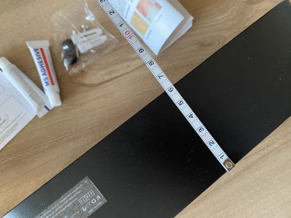 Raft baie metal negru mat