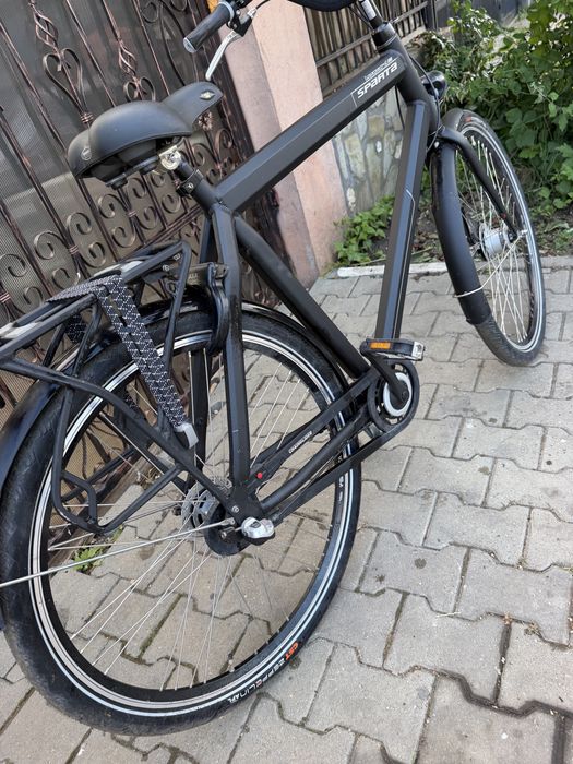 Vand Bicicleta Sparta Leopard 28” Olanda – Shimano Nexus, Dinam în Butuc, Lumini, Portbagaj