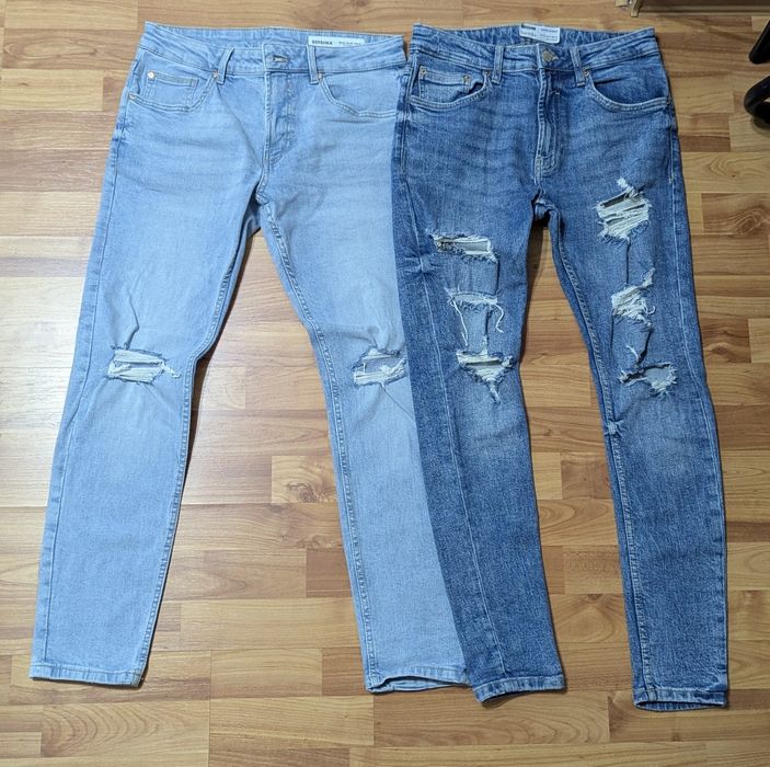 Lot / Pachet 8 Perechi Blugi Bărbați Mărimea 38 (W28-W30 / S-M) Bershka, Sinsay, TEX