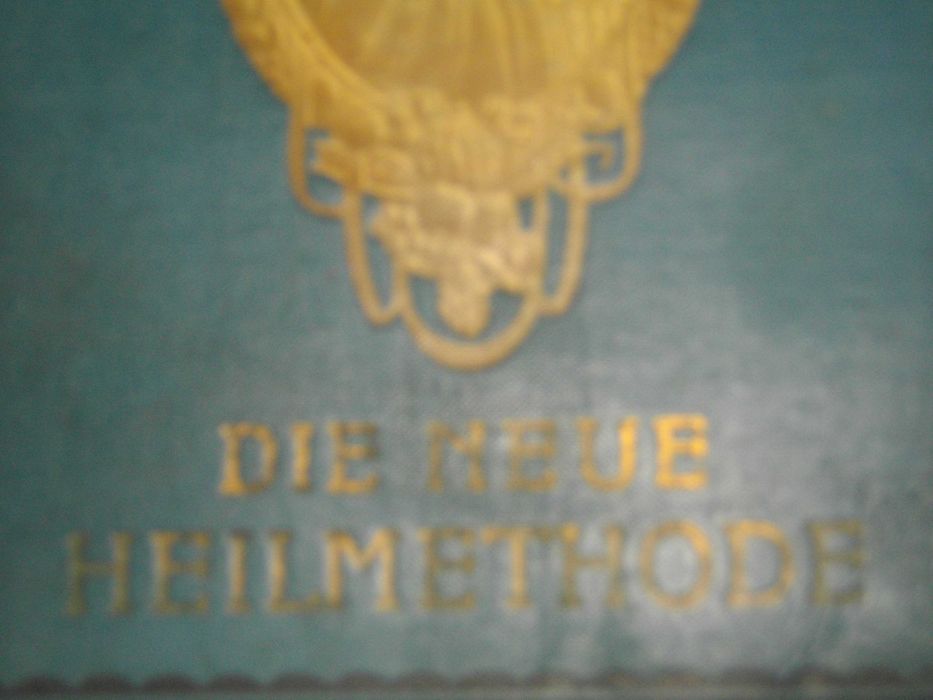 1913г-Антикварен Стар Медицински Учебник-"Platen Die Neue Hellmethod"