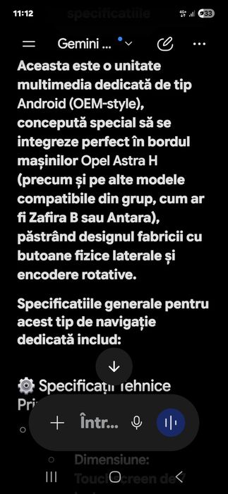 Vand navigație opel