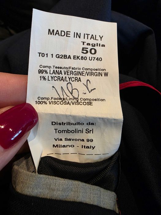 сако TOMBOLINI в перфектно състояние 100% вълна,