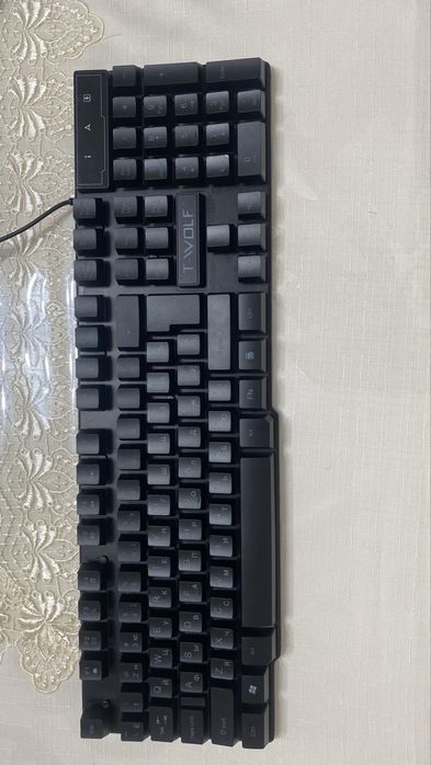 Игровая клавиатура и мышь T-WOLF TF200 RGB