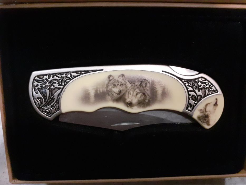 Много красив подаръчен сгъваем нож,ножка,кама,кинжал,