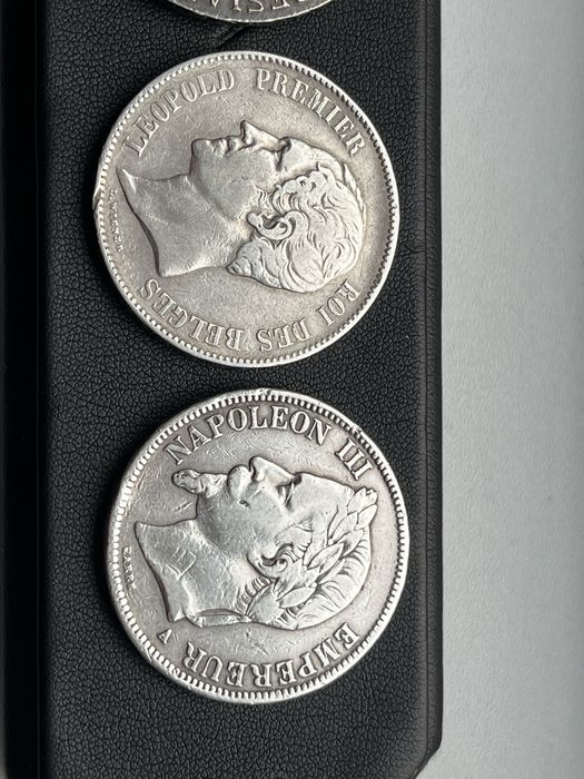 Colectie monede argint si ceas argint sec 19