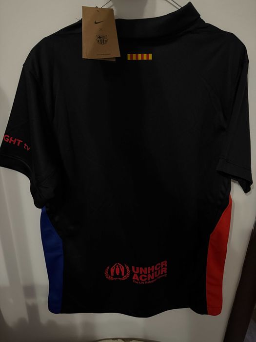 Tricou barcelona away sezon nou la liga champions league fotbal