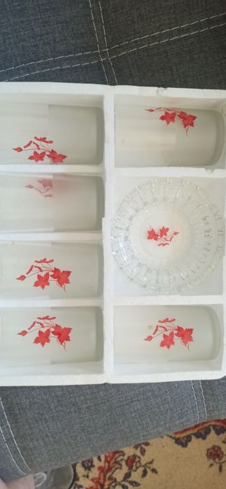 Набор стаканы+ пепельница