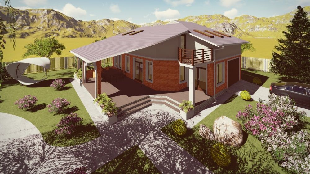 Proiecte case, hale, blocuri, spatii comerciale, de la 3 euro/mp