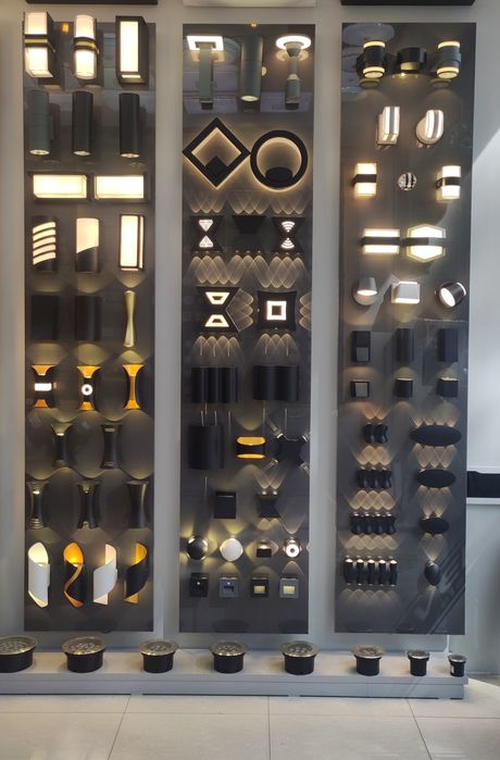 Хай тек фасадный светильник