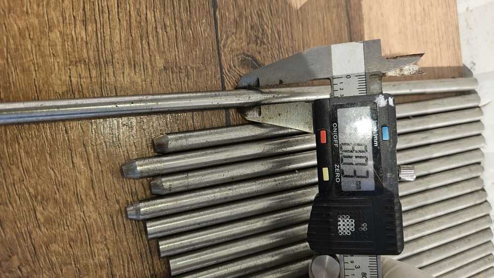 Bară inox fi 7,8,9,10mm / 140-210 mm lungime ( NU vând la kg )